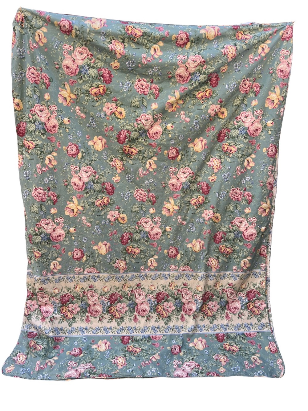 Vintage Sheridan Ferndale Cottage Floral Twin Size Duvet Cover